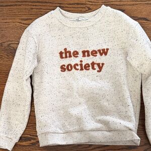 Great preppy sweatshirt by new society , size 8